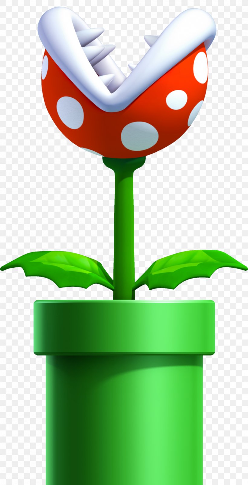 New Super Mario Bros. U New Super Mario Bros. Wii, PNG, 1000x1952px, Super Mario Bros, Flower, Flowerpot, Green, Mario Download Free