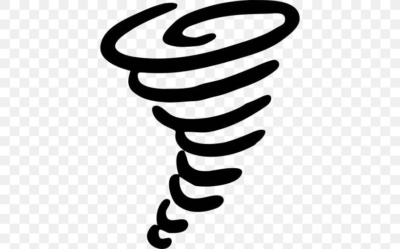 Tornado Wind Symbol Clip Art, PNG, 512x512px, Tornado, Black And White, Cloud, Monochrome Photography, Storm Download Free