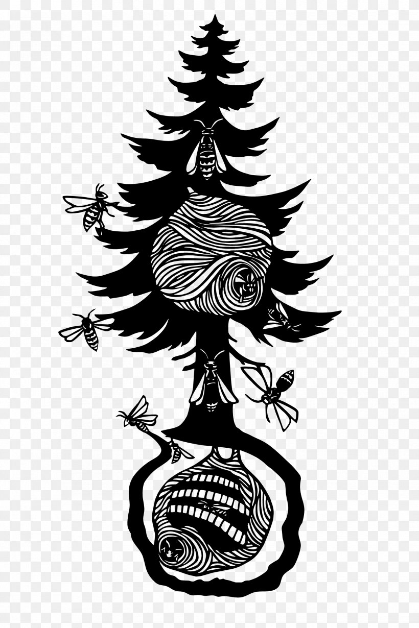 Visual Arts Drawing Tree, PNG, 1728x2592px, Art, Black And White, Christmas Decoration, Christmas Tree, Conifer Download Free