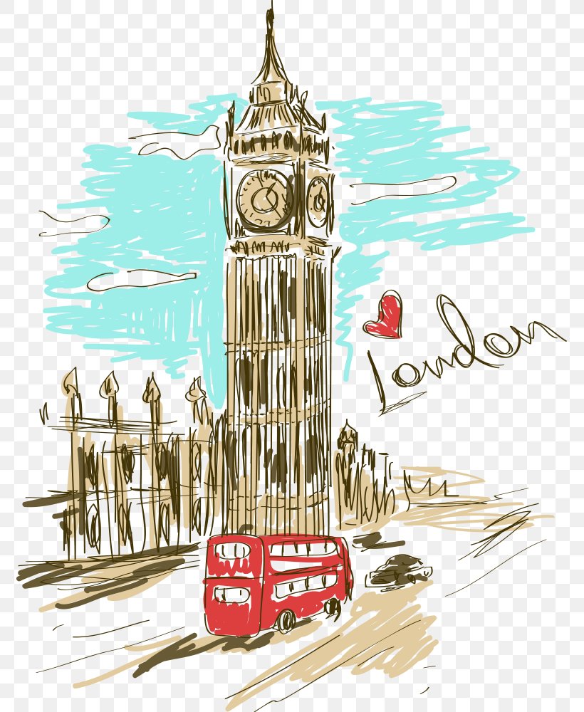 Big Ben Paris Clock Tower, PNG, 773x1000px, Big Ben, City Of London, Clock Tower, Illustration, London Download Free