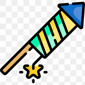 Fireworks Rocket - Rocket Firework Illustration PNG