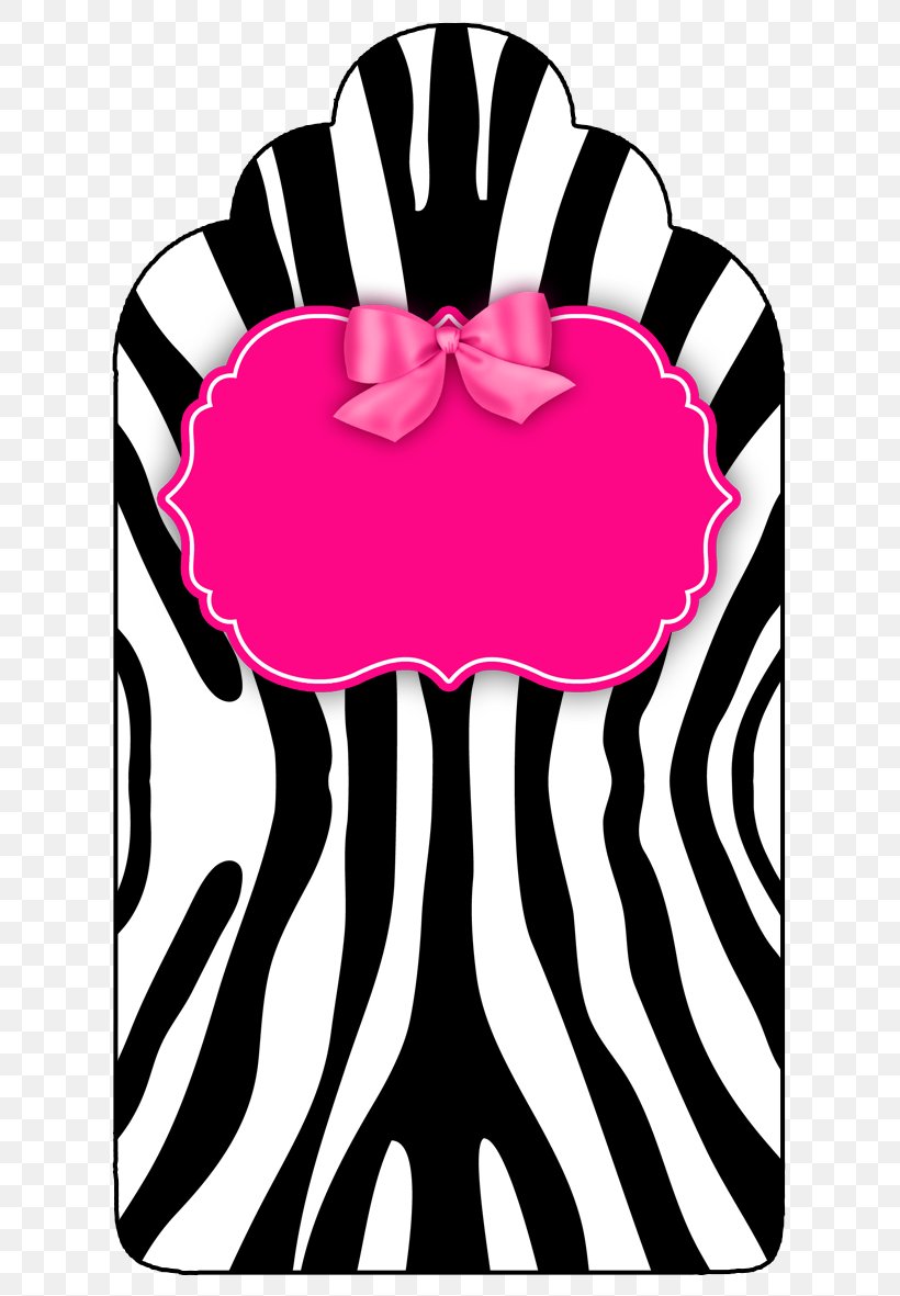 Label Zebra Party Convite Clip Art, PNG, 668x1181px, Label, Birthday, Box, Convite, Horse Like Mammal Download Free