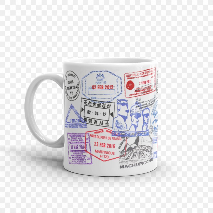 Mug Coffee Cup Espresso Postage Stamps, PNG, 1000x1000px, Mug, Coffee, Coffee Cup, Cup, Drinkware Download Free
