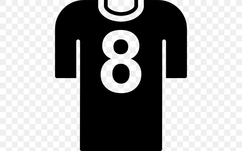 T-shirt Football Player Number, PNG, 512x512px, Tshirt, Black, Black And White, Brand, Football Download Free