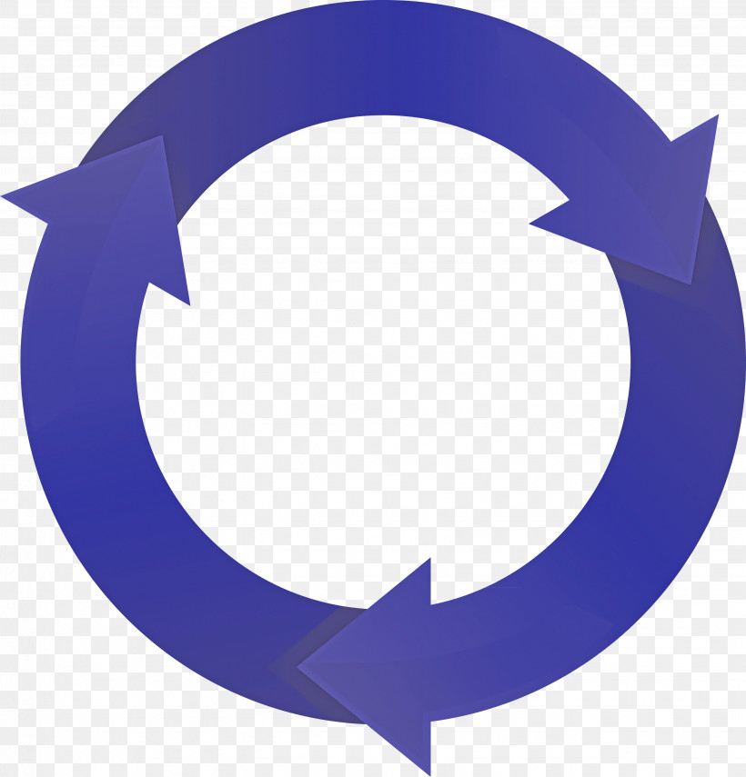 Circle Arrow, PNG, 2877x3000px, Circle Arrow, Circle, Crescent, Electric Blue, Logo Download Free