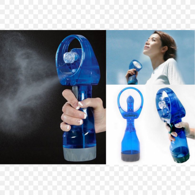Evaporative Cooler Fan Sprayer Water, PNG, 1000x1000px, Evaporative Cooler, Aerosol Spray, Blue, Bottle, Chilled Water Download Free