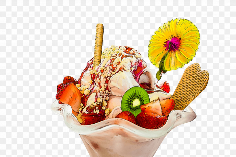 Ice Cream, PNG, 3543x2362px, Ice Cream, Banana Split, Berry, Chocolate Ice Cream, Cream Download Free
