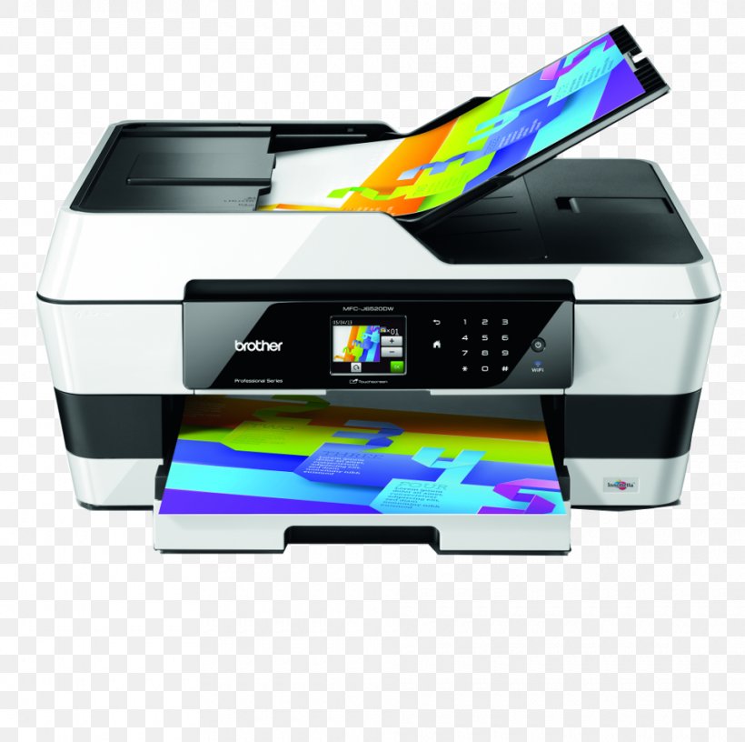 Multi-function Printer Inkjet Printing Duplex Printing, PNG, 960x956px, Multifunction Printer, Automatic Document Feeder, Brother Industries, Color Printing, Duplex Printing Download Free