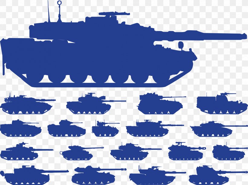 Tank Silhouette Military, PNG, 2434x1819px, Tank, Armored Car, Army, Blue, Combat Download Free