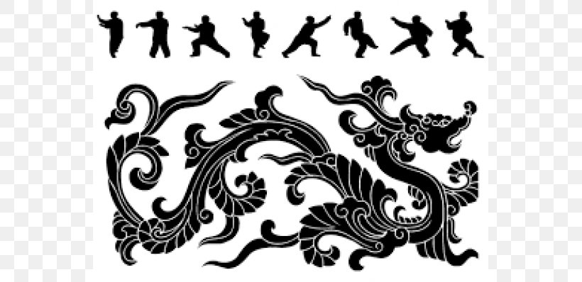 Chinese Dragon Southern Dragon Kung Fu Po, PNG, 706x398px, Chinese Dragon, Art, Black And White, China, Chinese Martial Arts Download Free