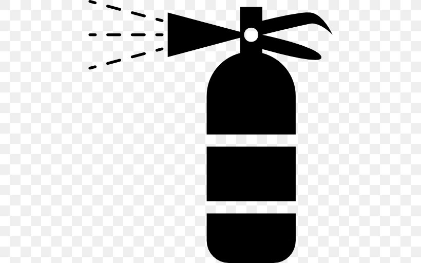 Fire Extinguishers Clip Art, PNG, 512x512px, Fire Extinguishers, Black, Black And White, Brand, Fire Download Free