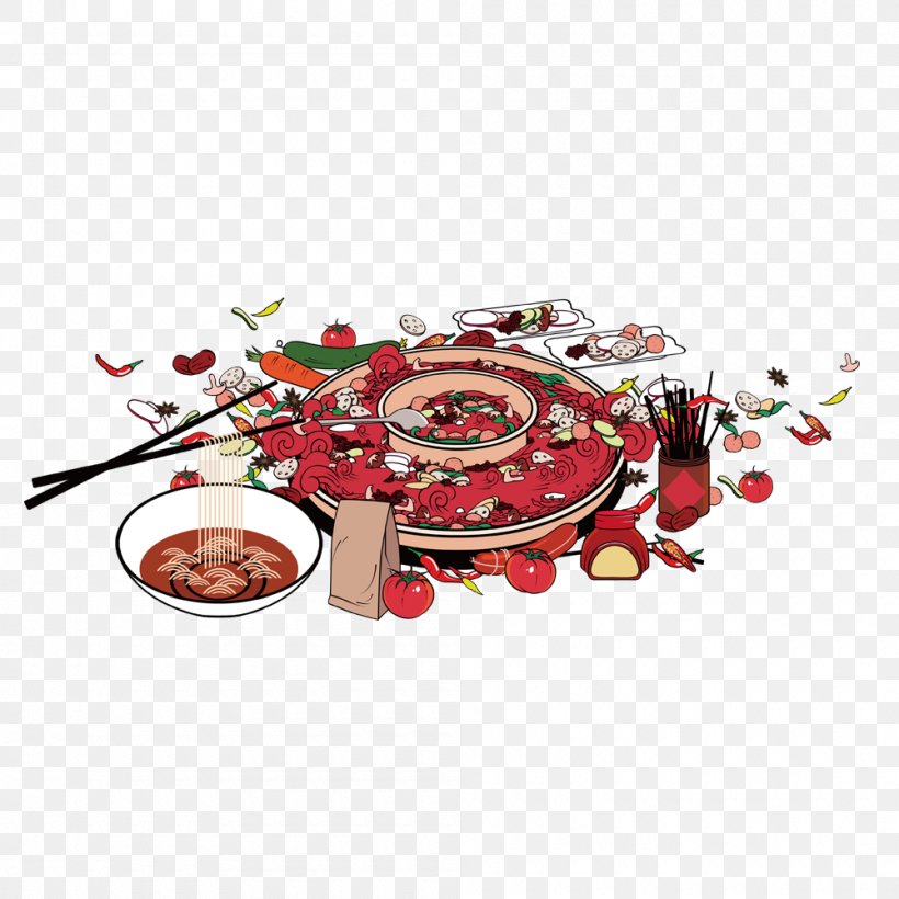Hot Pot Buffet Chinese Cuisine Barbecue Food, PNG, 1000x1000px, Hot Pot, Cartoon, Chinese Cuisine, Chongqing Hot Pot, Cooking Download Free