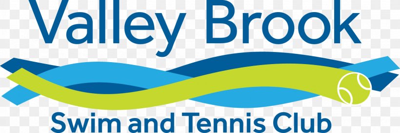 Logo Valley Brook Swim & Tennis Club Brand Font Tennis Centre, PNG, 1641x550px, Logo, Area, Blue, Brand, Swimming Download Free