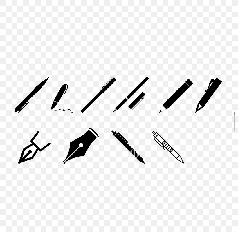 Pen Graphic Design Innovation, PNG, 800x800px, Pen, Black, Black And White, Brand, Creativity Download Free