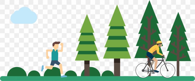 Running U5b9au5411u8d8au91ce Euclidean Vector Sport, PNG, 1140x476px, Running, Bicycle, Christmas Tree, Cycling, Energy Download Free