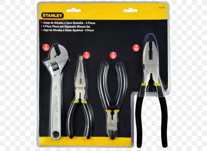 Tool Pliers Stanley Black & Decker Adjustable Spanner Spanners, PNG, 600x600px, Tool, Adjustable Spanner, Cutting, Electronics Accessory, Forging Download Free