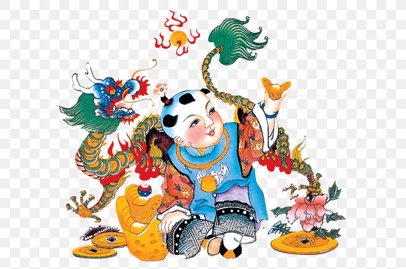 Yangliuqing New Year Picture Chinese New Year Image Painting, PNG, 600x543px, Yangliuqing, Animal Figure, Art, China, Chinese New Year Download Free