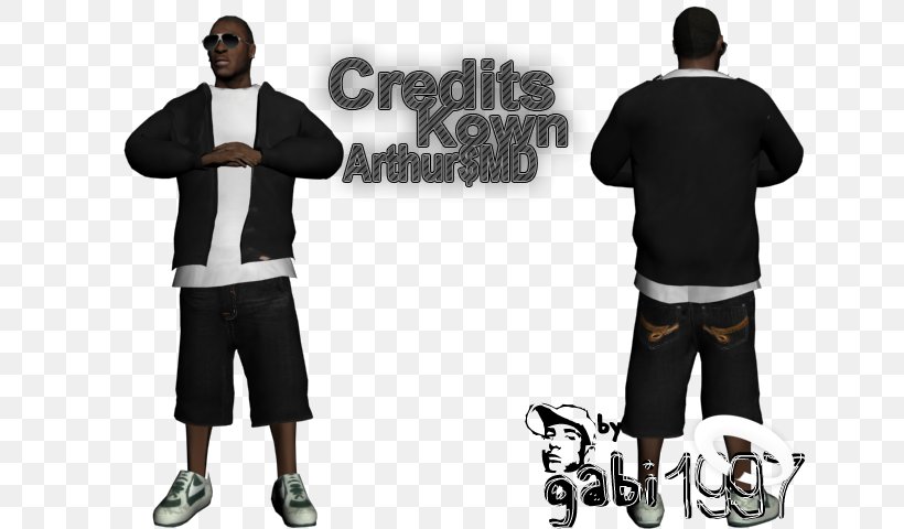 Grand Theft Auto: San Andreas Grand Theft Auto V Grand Theft Auto IV Mod Carl Johnson, PNG, 640x480px, Grand Theft Auto San Andreas, Black, Brand, Carl Johnson, Eazye Download Free