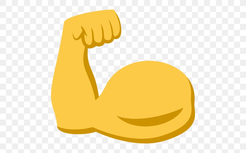 Emoji Domain Biceps Muscle Arm, PNG, 512x512px, Emoji, Arm, Biceps, Character, Emoji Domain Download Free