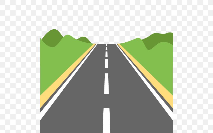 Emoji Road Highway Icon, PNG, 512x512px, Emoji, Asphalt, Bypass, Controlled Access Highway, Emoticon Download Free
