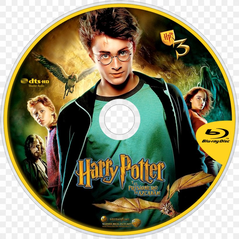 Harry Potter And The Prisoner Of Azkaban Harry Potter And The Philosopher's Stone Film Blu-ray Disc, PNG, 1000x1000px, 2004, Film, Album Cover, Bluray Disc, Book Download Free