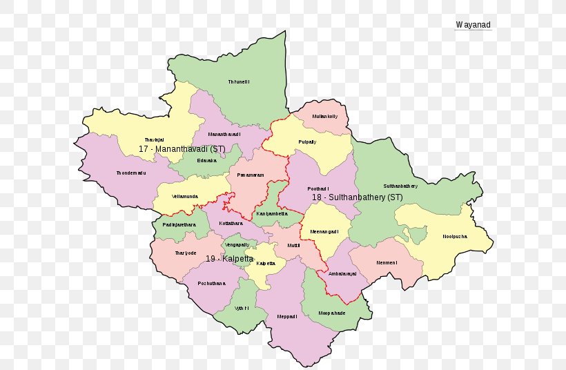 Kozhikode Meenangadi Political Divisions Of Wayanad Kollam District Map, PNG, 800x536px, Kozhikode, Area, India, Kalpetta, Kerala Download Free