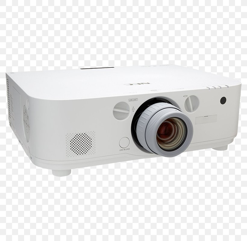 Multimedia Projectors LCD Projector NEC Corp XGA Video, PNG, 800x800px, Multimedia Projectors, Digital Data, Display Resolution, Electronic Device, Electronics Download Free