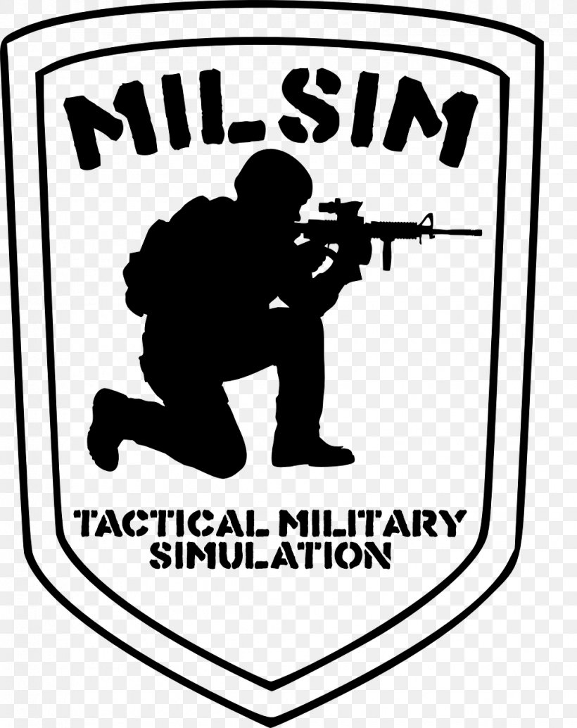 MilSim Airsoft Guns Military Clip Art, PNG, 1015x1280px, Milsim, Airsoft, Airsoft Guns, Area, Black And White Download Free