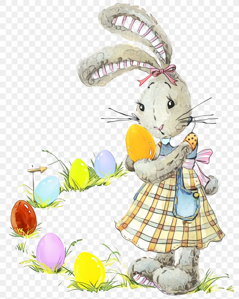 Easter Bunny, PNG, 1788x2236px, Watercolor, Animal Figure, Domestic Rabbit, Easter, Easter Bunny Download Free