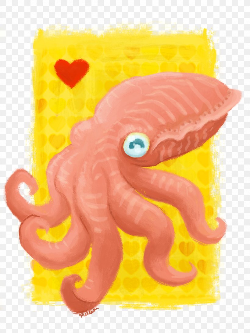 Octopus, PNG, 1200x1600px, Octopus, Cephalopod, Orange, Organism, Yellow Download Free
