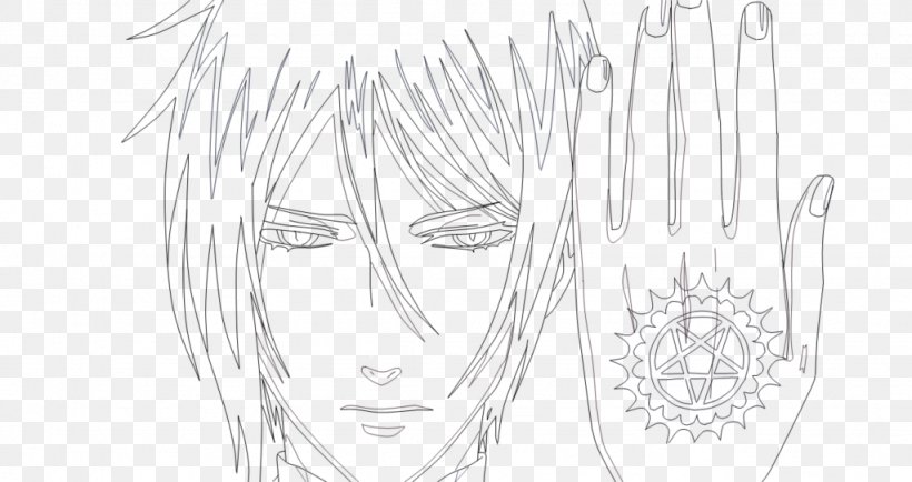 White Line Art Sketch, PNG, 1024x543px, Watercolor, Cartoon, Flower, Frame, Heart Download Free