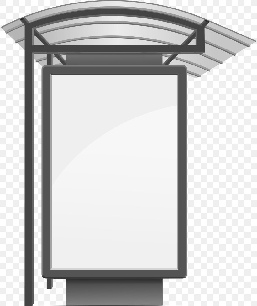 Bus Stop Royalty-free Illustration, PNG, 812x977px, Bus, Advertising, Art, Billboard, Black And White Download Free