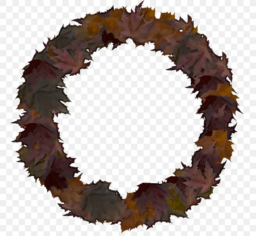Leaf Brown Wreath Circle, PNG, 756x755px, Leaf, Brown, Wreath Download Free