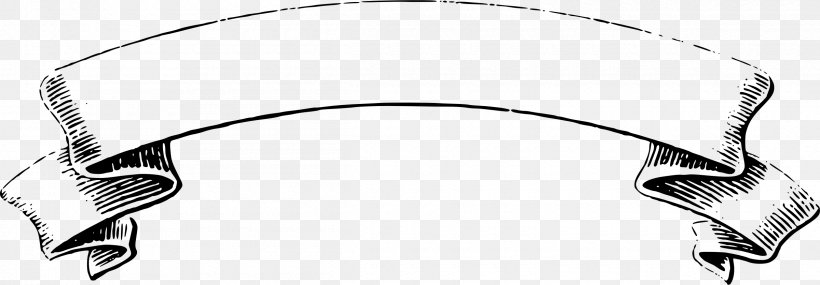 Paper Banner Ribbon Clip Art, PNG, 2400x836px, Paper, Banner, Black And White, Body Jewelry, Fashion Accessory Download Free