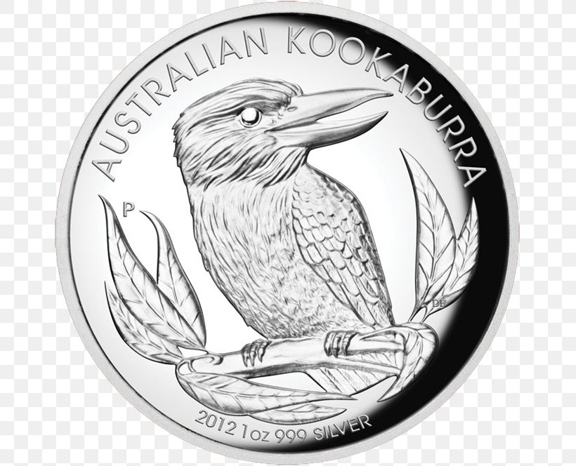 Perth Mint Commemorative Coin Australian Silver Kookaburra, PNG, 664x664px, Perth Mint, Australia, Australian Silver Kookaburra, Beak, Bird Download Free