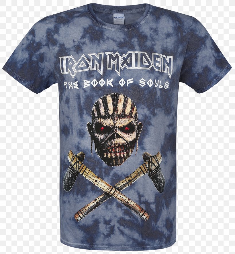 T-shirt The Book Of Souls Iron Maiden EMP Merchandising, PNG, 1109x1200px, Tshirt, Aces High, Book Of Souls, Book Of Souls Live Chapter, Brand Download Free