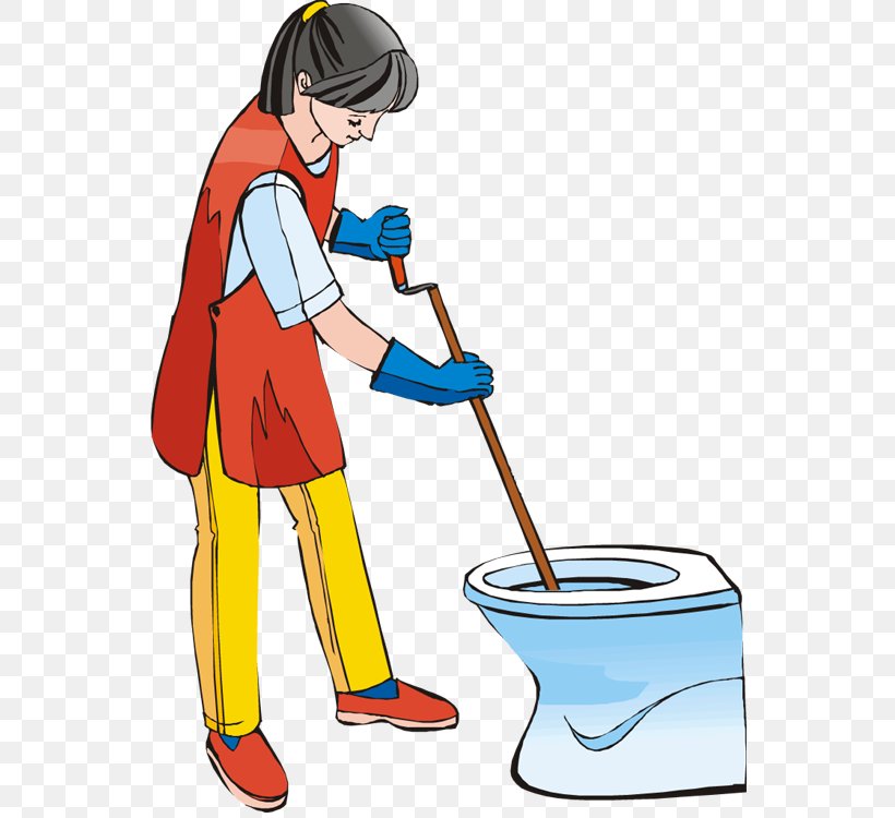 Toilet Bathroom Janitor Cleaning Clip Art, PNG, 548x750px, Toilet, Area, Artwork, Bathroom, Bedroom Download Free