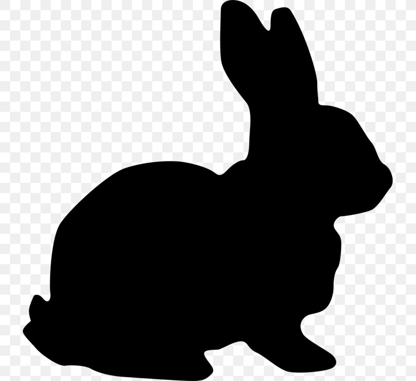 Easter Bunny Background, PNG, 729x750px, Silhouette, Animal Figure, Blackandwhite, Cartoon, Drawing Download Free