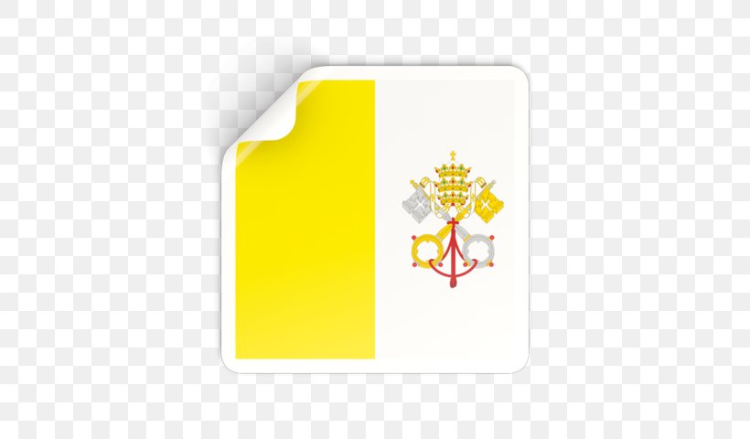 Flag Of Vatican City Brand Rectangle, PNG, 640x480px, Vatican City, Blanket, Brand, Flag, Flag Of Vatican City Download Free