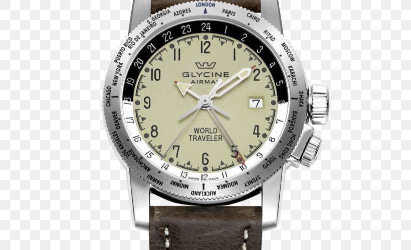 Glycine Watch Automatic Watch Watch Strap Clock, PNG, 590x500px, Watch, Automatic Watch, Brand, Clock, Clothing Accessories Download Free