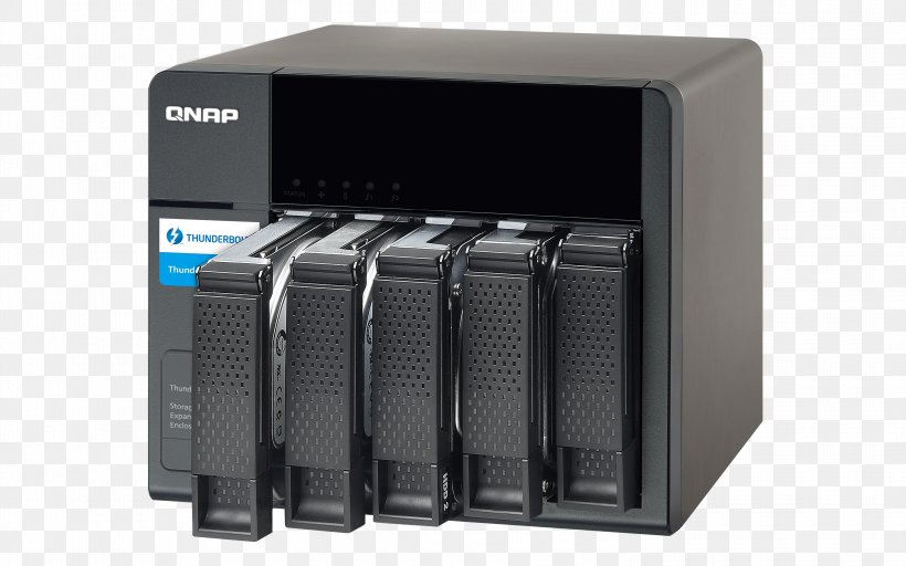 Network Storage Systems QNAP TS-653A Data Storage Hard Drives Thunderbolt, PNG, 3000x1875px, Network Storage Systems, Audio Equipment, Computer Case, Computer Component, Computer Data Storage Download Free