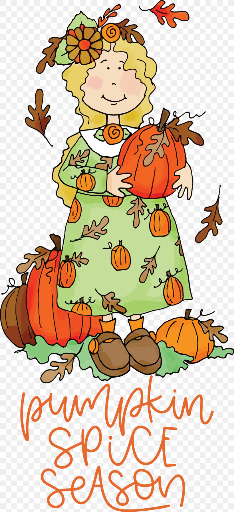 Autumn Pumpkin Spice Season Pumpkin, PNG, 1374x3000px, Autumn, Abstract Art, Acrylic Paint, Drawing, Fine Arts Download Free