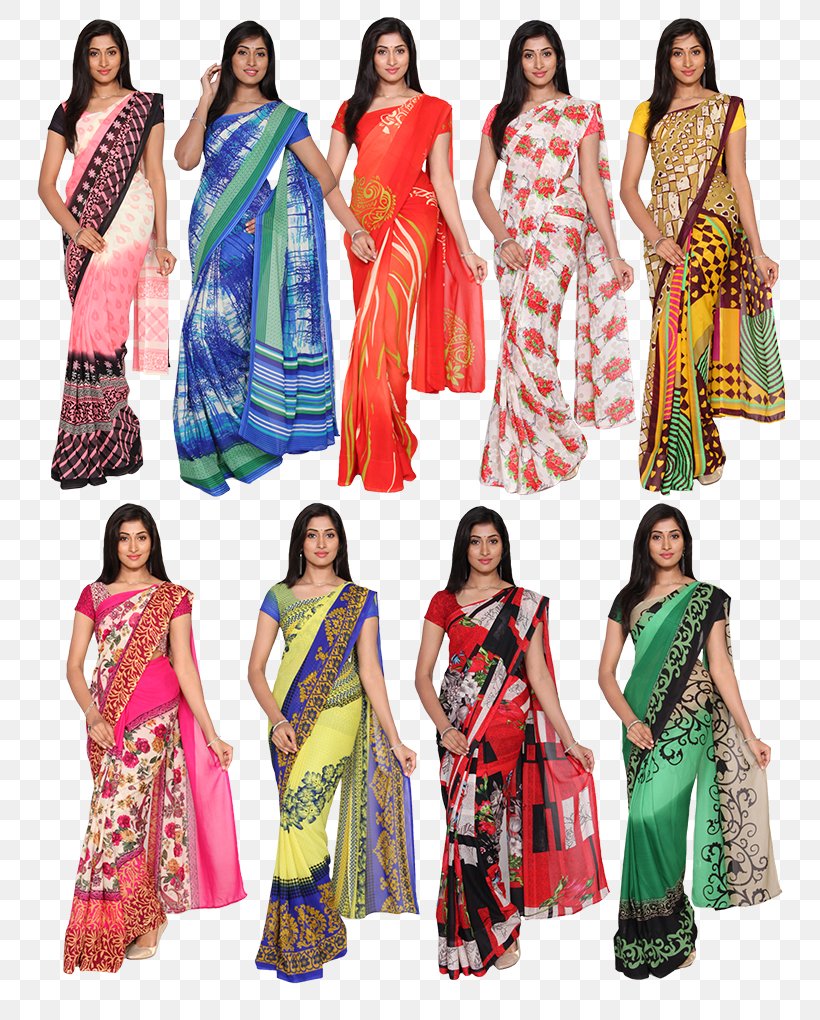 Sari Georgette Choli Clothing Fashion, PNG, 750x1020px, Sari, Choli, Clothing, Color, Costume Download Free