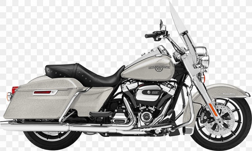 Harley-Davidson Road King Touring Motorcycle Harley-Davidson Milwaukee-Eight Engine Silver, PNG, 853x512px, 2017, 2018, Harleydavidson, Automotive Exhaust, Automotive Exterior Download Free