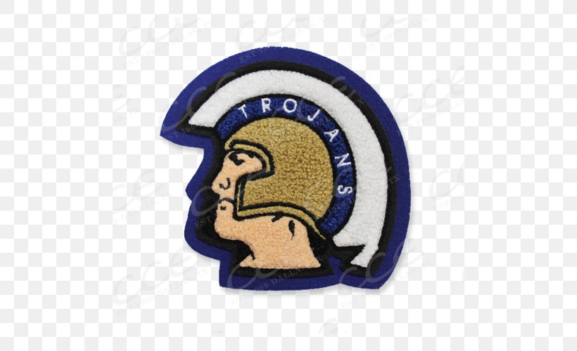Parkers Chapel High School Little Rock Trojans Baseball National Secondary School, PNG, 500x500px, Parkers Chapel High School, Arkansas, Badge, Baseball, Chenille Fabric Download Free