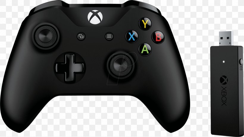 Xbox One Controller Xbox 360 Controller Black Game Controllers, PNG, 1758x989px, Xbox One Controller, All Xbox Accessory, Black, Bluetooth, Computer Component Download Free