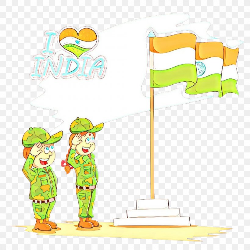 Indian Independence Day Flag Of India Image Republic Day, PNG, 1000x1000px, India, Art, August 15, Cartoon, Flag Of India Download Free