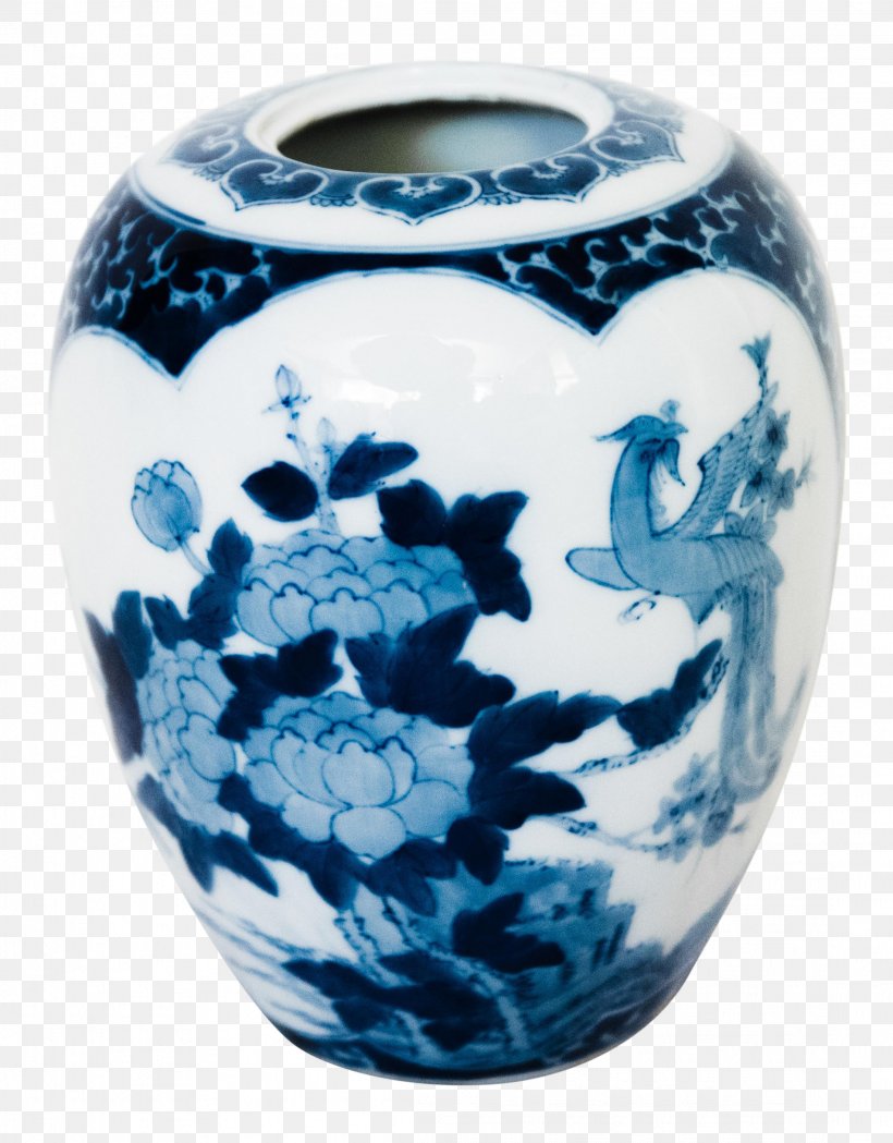 Vase Blue And White Pottery Ceramic Cobalt Blue Urn, PNG, 2198x2813px, Vase, Artifact, Blue, Blue And White Porcelain, Blue And White Pottery Download Free