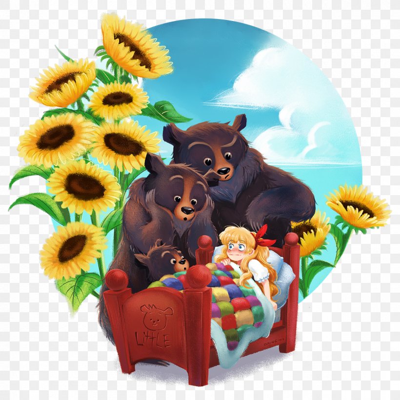 Goldilocks And The Three Bears Children's Literature Poetry, PNG, 1200x1200px, Watercolor, Cartoon, Flower, Frame, Heart Download Free