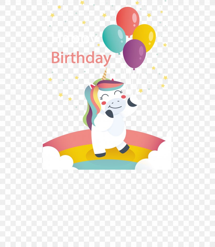 Party Birthday Unicorn, PNG, 3909x4482px, Party, Area, Art, Baby Toys, Balloon Download Free